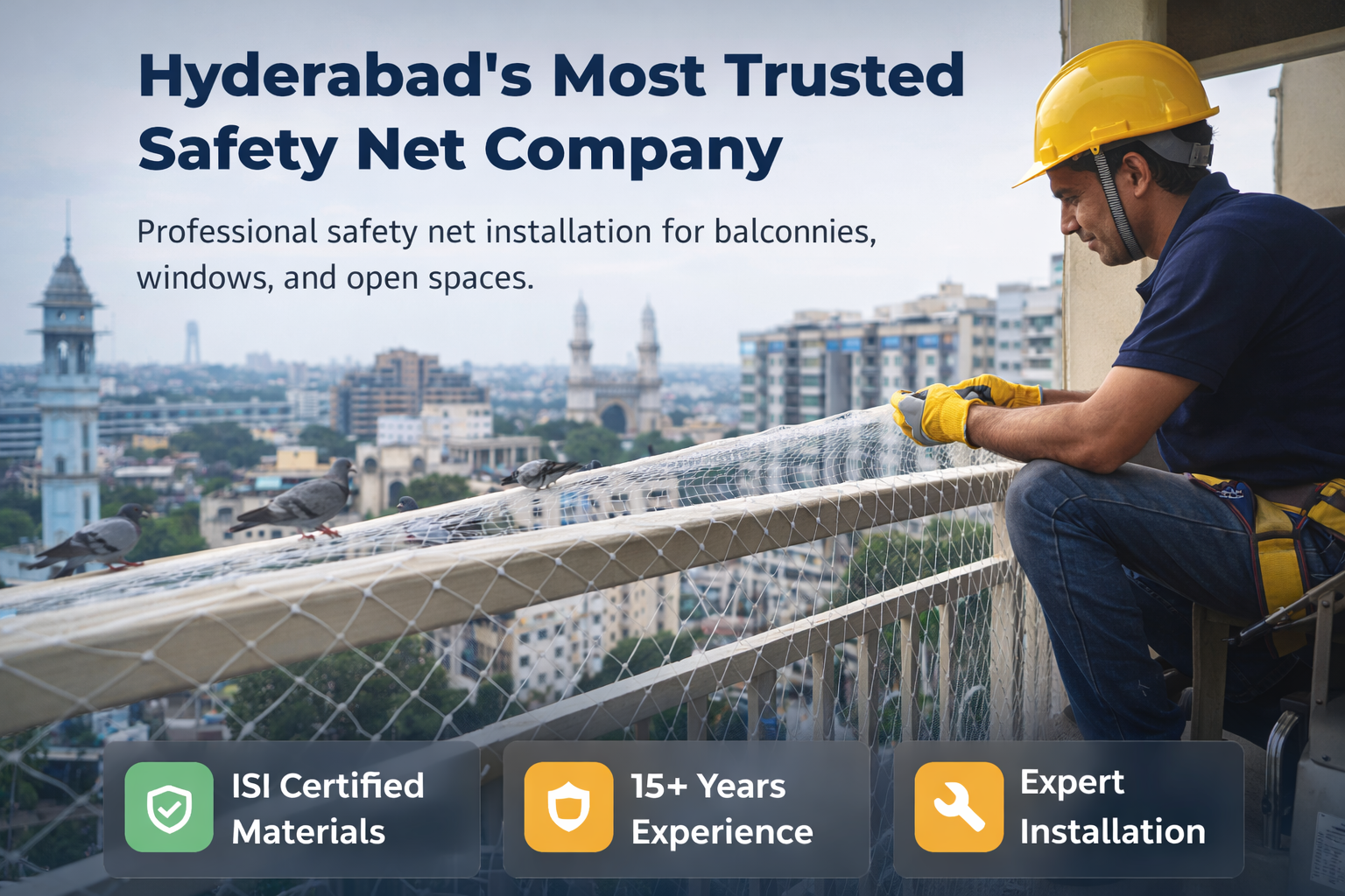 Bird Nets Hyderabad - Sahithi Safety Nets