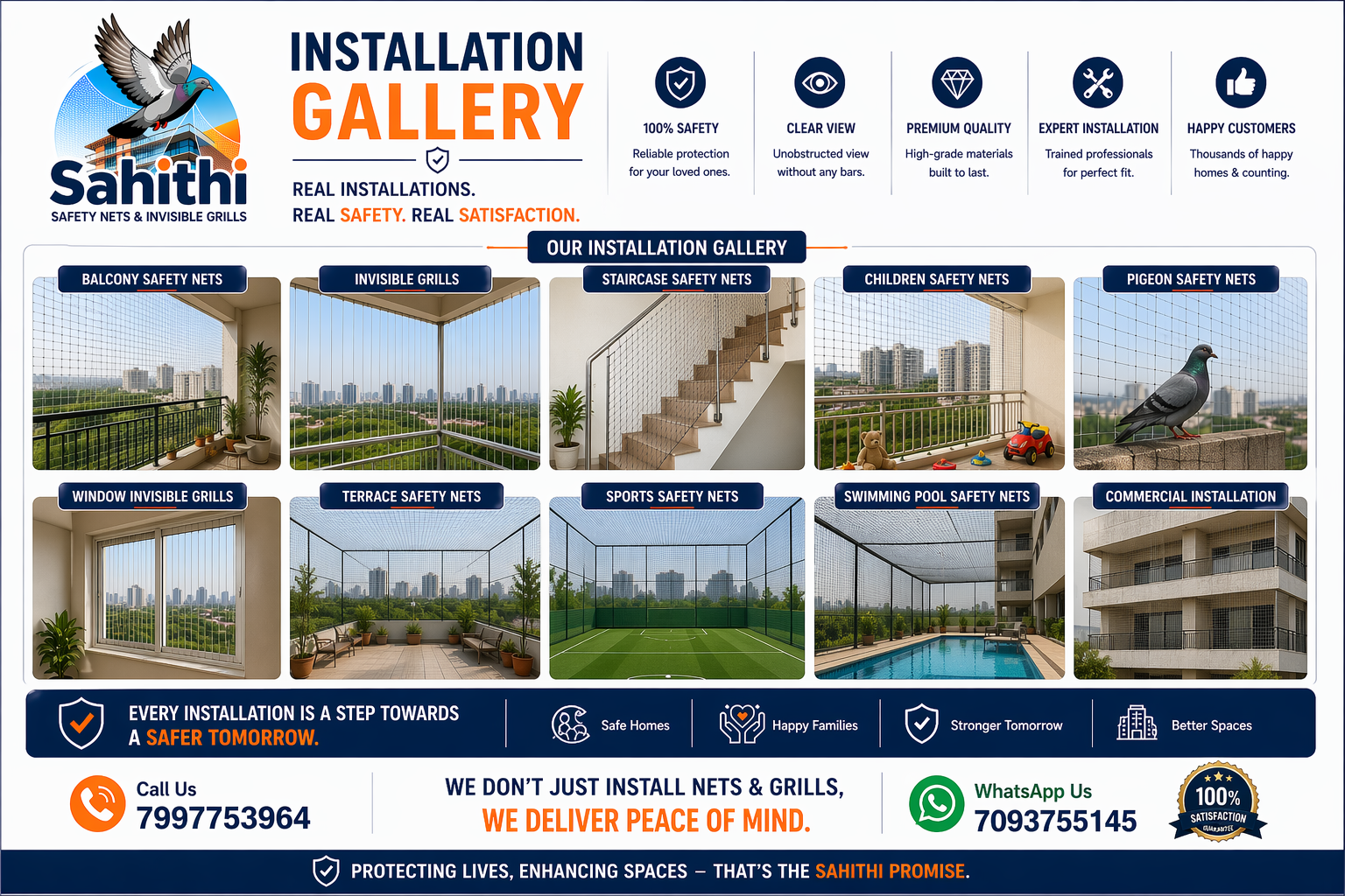 Safety Net Installation Gallery Hyderabad