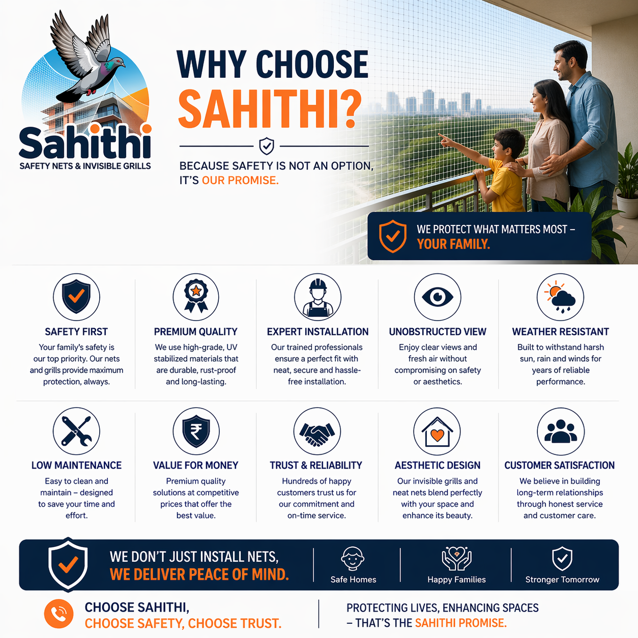 Why Choose Sahithi Safety Nets Hyderabad